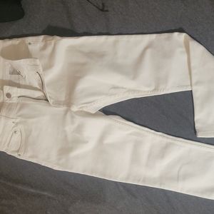 High waisted cropped jeans